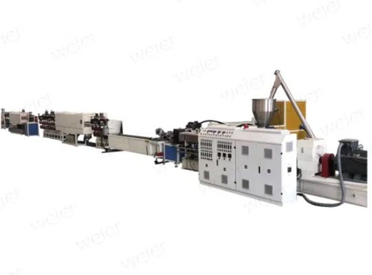 120 - 800 kg/uur Plastic PET Strapping Band Extrusion Line met touchscreen