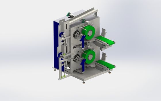 Automatische wikkelmachine voor het opknappen van polypropyleen met een dubbel vloer