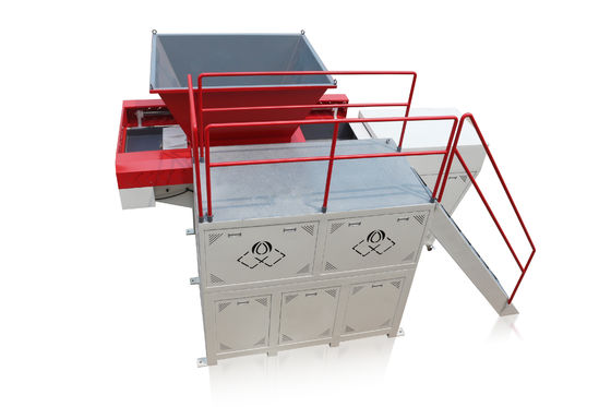 PVC-PET-machine voor het versnipperen van een enkele as