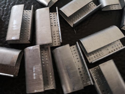 Grijp Polyester PET Strapping Metal Seals Normaal of elektroplaat Oppervlak 2000 stuks/hoes