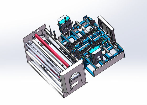 Flexibel intelligent textielrolverpakkingsapparaat PLC-besturingssysteem