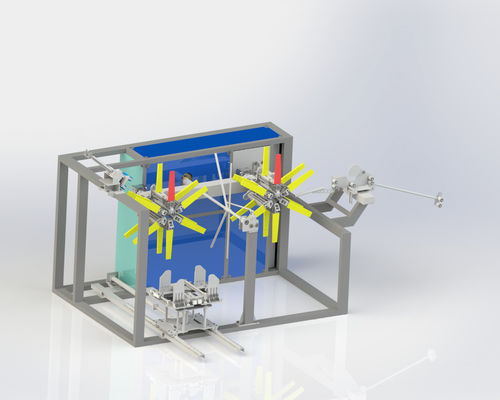 Volledig automatische Drip Irrigation Pipe Winder PLC Control voor Micro Spray Tape