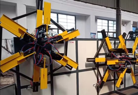 380v Rubber Strip PE PVC slang Winding Machine Dubbel Station Coil Winding Machine