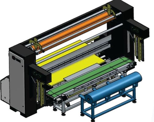 Doppelketen automatische kussenstofrol omhullemachine PLC-besturing