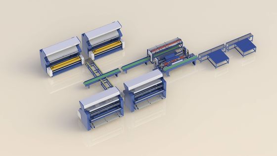 Volledig automatische verpakkingsmachine voor het krimpen van stofrolletjes